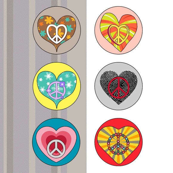 Heart Translucent Stickers ( Not 100% Transparent ) ( 27 Stickers ) - Picture 3 of 8